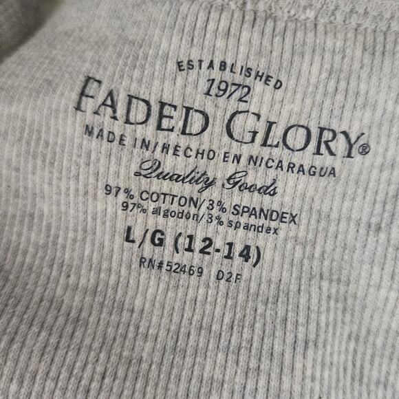 Light Gray Cotton Tank Top Size Large - Picture 3 of 3